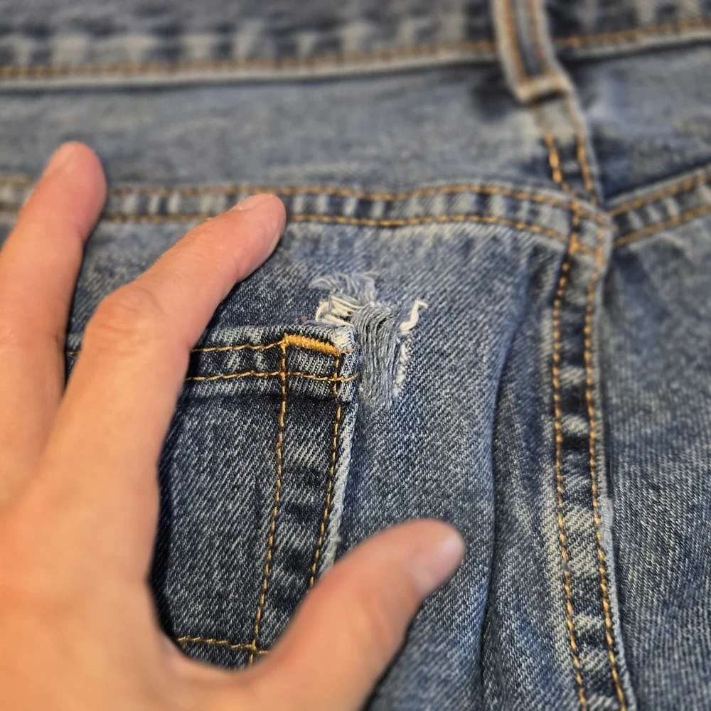 Levis 505 Classic Demin Blue‎ Jeans Mens Size W34 L36